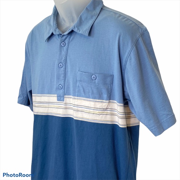 Patagonia Other - Patagonia Blue Organic Cotton Short Sleeve Shirt L